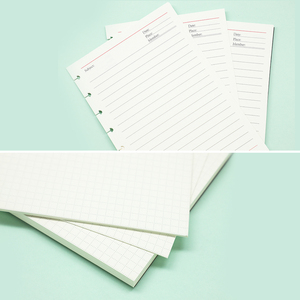 Ringnote B6แผ่นดิสก์ผูกกับหลุมที่เจาะไว้ล่วงหน้า60แผ่นสมุดบันทึกสมุดบันทึกสำหรับนักเรียนสมุดบันทึกสำหรับเติมกระดาษ - Product Image 3