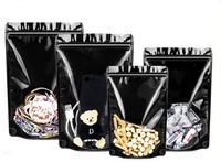 Sachets composites personnalisés en Mylar de 3,5 g avec fermeture éclair, qualité alimentaire, anti-odeur, en aluminium, pour bonbons et gommes, à fond plat, à l'épreuve des enfants