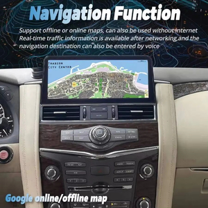 Autoradio Android 15 de 12,3 pouces avec Carplay pour Nissan Patrol Y62 Infiniti QX80 QX56 2010-2020, Navigation GPS, Lecteur Multimédia Stéréo - Product Image 3