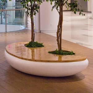 GRC Outdoor <b>Leisure</b> Seat & Fiberglass Stool for School Park Customized Guangdong Province - Product Image 3