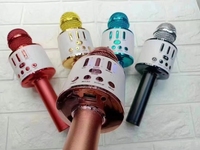 Microphone sans fil pour enfants Q88, microphone professionnel, haut-parleur, dessin animé, machine de karaoké en plein air