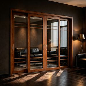 <span class=keywords><strong>La</strong></span> Sala de Estar Tiene una Puerta Corredera de Vidrio Extremadamente Estrecha, con una Amplia Vista sin Opacificar el Espacio - Product Image 1