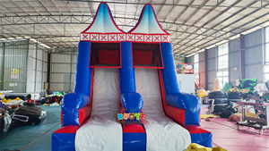 Gran oferta comercial personaje al aire libre Spiderman carrera inflable carrera de obstáculos Casa de rebote carrera de obstáculos inflable para niños - Product Image 4