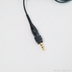 Micrófono de solapa Lavalier ECM7, accesorio negro <span class=keywords><strong>para</strong></span> UWP UTX D21 D11 V1 UTX-B2 Clips de amarre, sistema inalámbrico, Cable de 1,95 m, UWP-D16 - Product Image 5
