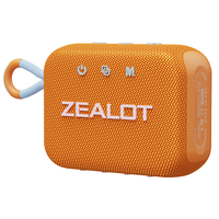 Haut-parleur de douche portable ZEALOT S75 15W 16W avec subwoofer, son Hifi de qualité supérieure pour l'extérieur, double appairage sans fil, vente en gros