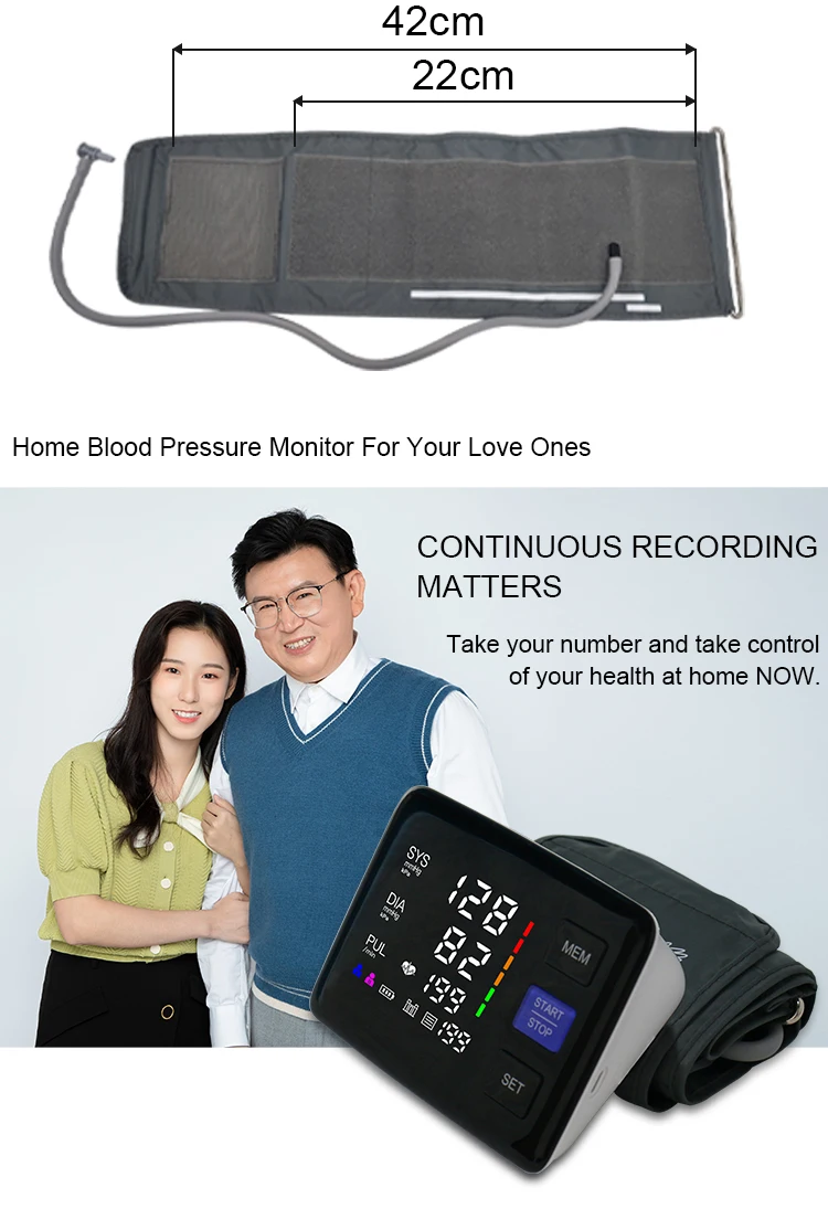 High Quality Sphygmomanometer Arm Tensiometers OEM BP Machine Electronic Blood Pressure Monitor Other Household Medical Devices