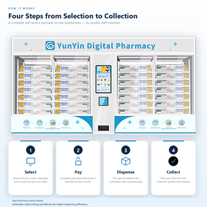 Smart Otc Drugs <strong>Robot</strong> Healthy Retail <strong>Pharmacy</strong> Medicine Vending Machine with Touch Screen - Product Image 3