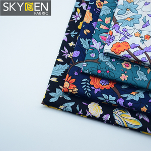 Guangzhou skygen usine pas cher calico en gros mens chemise imprimée 100% coton mousseline tissu - Product Image 1