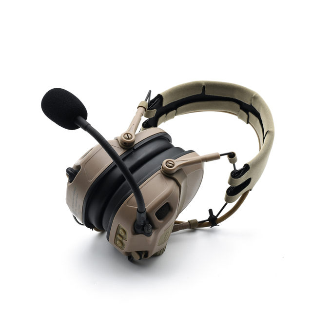 OPP Tactical Anti-noise Tactical Outdoor Headphones Tactical Communication Headset for Tactical Helmet