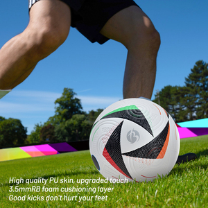 Prezzo più economico con Design colorato di <span class=keywords><strong>calcio</strong></span> di qualità partita Hiqh <span class=keywords><strong>2024</strong></span> miglior pallone da <span class=keywords><strong>calcio</strong></span> popolare può essere personalizzato - Product Image 2