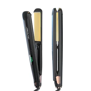 Lescolton Hot Sales Titanium Professional Hair Straightener Salon plancha para el cabello Wholesale Hair Styling Tools Flat Iron