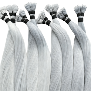 Extensiones de Cabello Humano Ruso Remy con Queratina, Puntas Planas Pre-Adheridas, Color Balayage, Super Double Drawn, 50g-MOQ, Venta al Por Mayor - Product Image 1