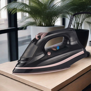 Fer à vapeur professionnel en céramique électrique haut de gamme avec écran tactile numérique et fonction vapeur intelligente pour usage hôtelier et domestique 2200W - Product Image 1