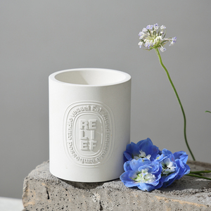 Bán Buôn 6Oz 10Oz Biểu Tượng Tùy Chỉnh Hiện Đại Rỗng Xi Măng Nến Tàu Nồi Container <span class=keywords><strong>Handmade</strong></span> Sang Trọng Bê Tông Nến Jar Chủ - Product Image 6