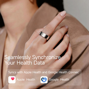 Dreame Health Glow Ring : Anneau connecté avec contrôle via application, suivi de l'humeur et de la forme physique, moniteur de fréquence cardiaque, <span class=keywords><strong>analyse</strong></span> IA de la santé du sommeil, étanche IP68, en alliage - Product Image 2