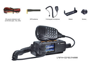 Radio transceptor móvil de doble banda DMR de 20W para radioaficionados, UHF VHF, radio bidireccional con contactos de radioaficionados y GPS - Product Image 2