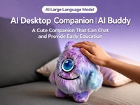 Robot IA intelligent interactif en peluche, poupée interactive en peluche pour enfants, cadeau d'apprentissage des langues, Saimi Intelligence Artificielle