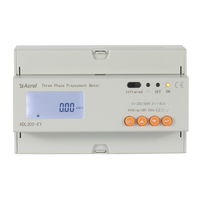 Medidor de Energía Trifásico Acrel ADL300-EY RS485 con Relé Integrado, Sistema de Control Remoto Multitarifa Clase 1