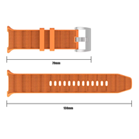 Bracelet de montre en silicone texturé de remplacement BEEFLYPOWER, tactique, pour le sport en plein air, compatible avec Samsung Galaxy Watch 9/8/8 Classic