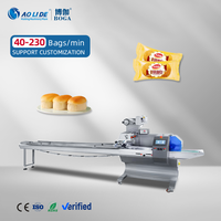 Machine d'emballage de boulangerie de haute qualité avec collage numérique automatique pour croissants, pain et emballage sous vide alimentaire