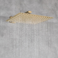 Système de douche à effet pluie sur mesure certifié CE, fabrication OEM/ODM, avec noyau en laiton et support pour douchette à main, vente en gros sous marque privée