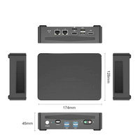 Gamer PC Case 16GB DDR5 Dual Channel 12900/13900 Core I9 Win11 Linux Mini Desktop Gaming Computer Varios enchufes