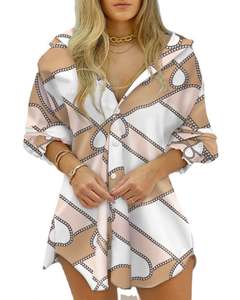 Robe longue décontractée d'été en maille rose à imprimé floral vintage pour femme avec logo frontal et manches débardeur – Vente en gros - Product Image 4