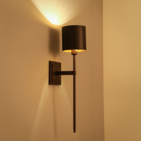 Lumières de décoration minimalistes de lumière antique du milieu du siècle Led élèvent la lampe murale d'intérieur de lumière murale