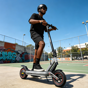 Premium ZWHEEL E12PLUS Electric Kick Scooter with 800W Motor 40km/h Speed App Control <b>for</b> Urban Travel - Product Image 5
