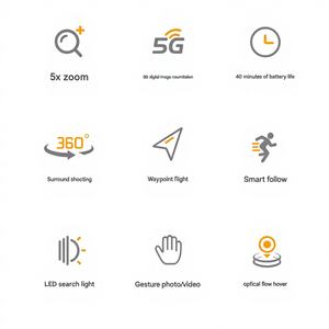 AE86 Dron Profesional con Control Remoto, Retorno Automático al Hogar, Fotografía Aérea de Alta Definición, Evitación de Obstáculos por Láser - Product Image 1