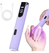 Lámpara de Uñas Portátil Recargable de 3W con Diodos LED de Secado Rápido y Pantalla LCD - Product Image 2