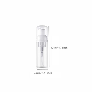 White Transparent Empty Facial Cleanser Foaming <b>Bottle</b> Plastic Pet Soap Dispenser With Foam Pump <b>Bottle</b> - Product Image 2