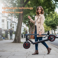 Scooter Eléctrico de Litio de 350W, Velocidad Máxima de 30 km/h, Control por Aplicación, Impermeable, Plegable para Adultos, Fabricante Directo de China, 13.4 kg