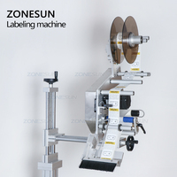 ZONESUN ZS-TB170 Carte À Gratter Surface Plane Bouteille Poche D'étiquetage Automatique Coller Machine Pour Cosmétiques