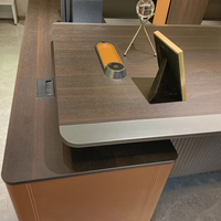 Bureau de Direction et de Manager en Forme de L, Haut de Gamme, Moderne, Personnalisé, Vente Directe Usine