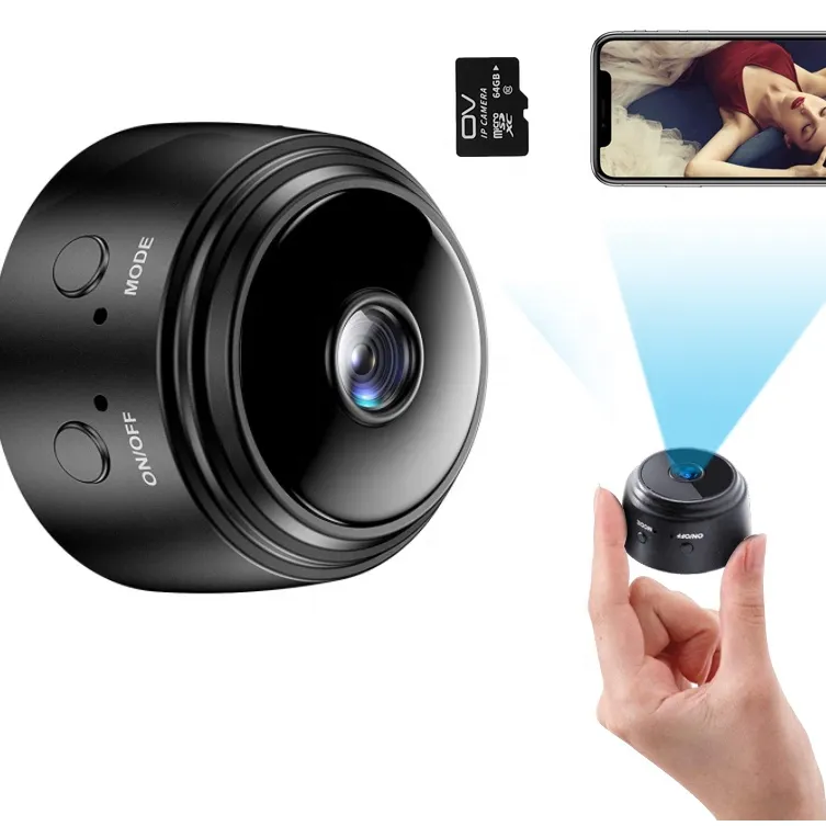 Mini cámara Wifi A9 para el hogar, videocámara inteligente pequeña Full HD 1080P, microvideocámara inalámbrica infrarroja CCTV, cámara espía oculta