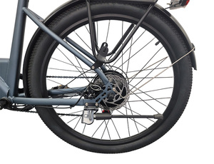 Bicicleta eléctrica Ruihe Y3 de 27,5 pulgadas para mujer, Motor de cubo trasero de potencia de 350W, sistema de freno de disco de batería de litio de 36V, bicicleta eléctrica femenina - Product Image 5