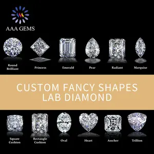 CVD Diamond Manufacturers White Cultured Diamond Loose Elongated Cushion Cut 0.5ct 1CT 2CT 3CT IGI Lab Grown Diamond