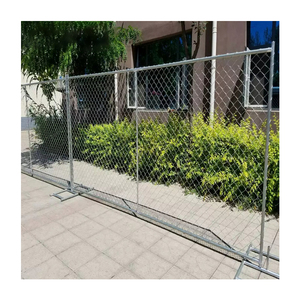Barrière de sécurité portable pour le marché américain, panneau de clôture temporaire en chaîne de qualité construction - Product Image 5