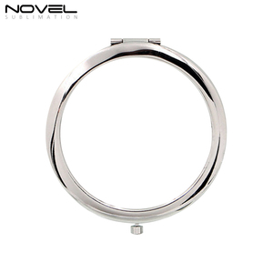 Yüksek kalite Diy kozmetik cep boş süblimasyon makyaj aynası taşınabilir özel Metal el aynaları - Product Image 4
