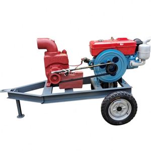 Bomba de Riego Agrícola Diésel Móvil con Remolque, Bomba Centrífuga Autocebante de Alta Presión para Aguas Residuales - Product Image 4