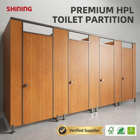 Panneau décoratif HPL laminé haute pression Feuille HPL pour cloison de toilette/table d'évier/comptoir de réception/compartiment