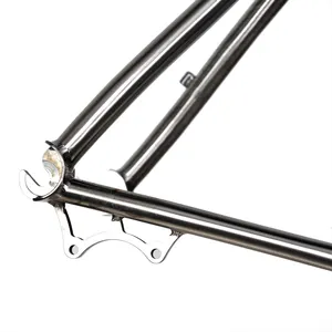 Lega di titanio Ti3AL2.5V GR9 in titanio telaio della bicicletta di saldatura parti di titanio della bici della bicicletta telaio della bici della strada