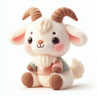Jouets en peluche de chèvre en peluche SoftPillow Sleeping Comfort Doll Creative Custom Plush Goat Toy Plushie
