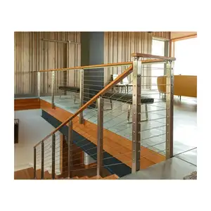 Câble de pont intérieur et extérieur en acier inoxydable 304 316 Balustrade Inox Wire Rope Cable Railing