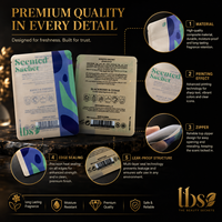 Échantillons de soins de la peau en petits sachets, étanches avec pochette cosmétique en aluminium et encoche de déchirement