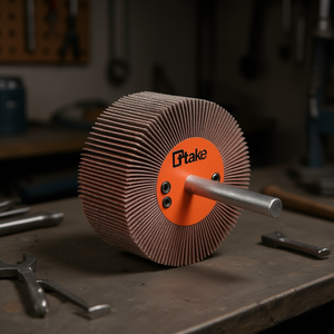 Disco Abrasivo de Tela con Solapa Ttake, 60x40 mm, Eje de 6 mm, Grano 120 - Product Image 3