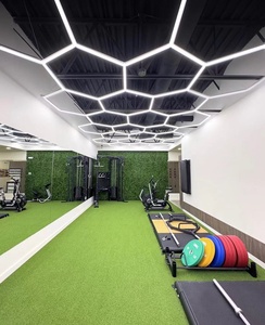 Portable Étanche Hexagonal LED Lumières Nid D'abeille Détaillant Barre Lumineuse pour Station De Lavage De Voiture Garage Lampe Plafond Conception - Product Image 2