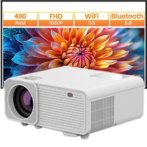 โปรเจคเตอร์พกพา Q6 1080p Full HD Mini WiFi รุ่นขายดีที่สุดสำหรับใช้ในบ้าน ความสว่าง 3000-3500 ลูเมนส์ รองรับ 3D ราคาประหยัด - Product Image 2