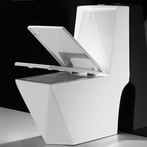 Phong cách phương Tây Trắng một mảnh gốm sứ thiết bị vệ sinh inodoro nhà vệ sinh commode với S-trap thoát nước Kim Cương Deco inodoro nhà vệ sinh - Product Image 4